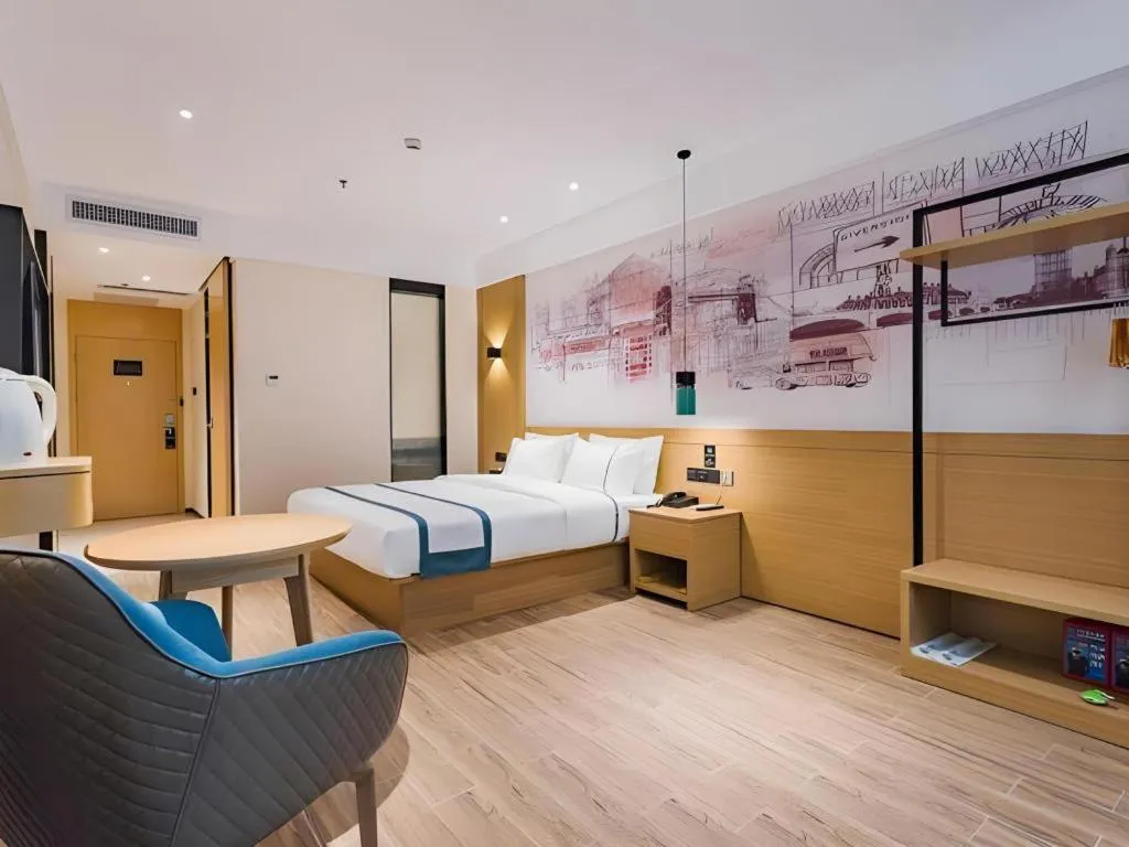 Bed in City Comfort Inn Dongguan Liaobu Jingtai Jiarong Shopping Plaza
