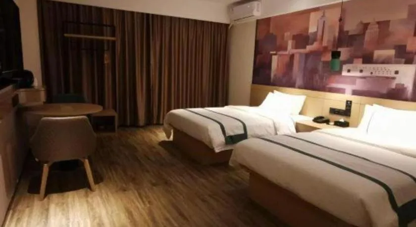Bed in City Comfort Inn Dongguan Liaobu Jingtai Jiarong Shopping Plaza