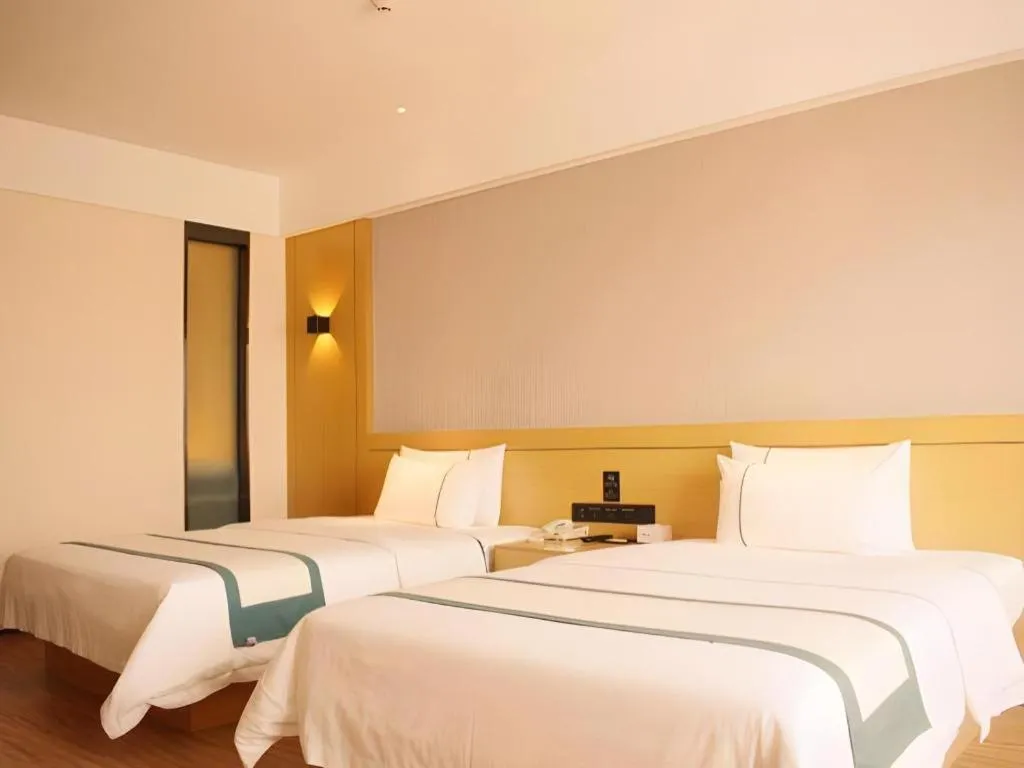 Bed in City Comfort Inn Chengdu Dongjiao Memory