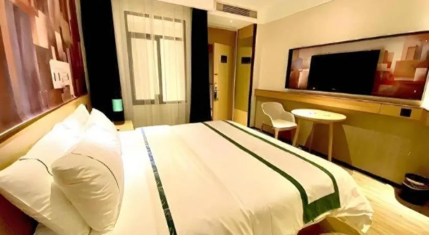Bed in City Comfort Inn Chengdu Dongjiao Memory