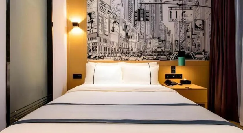 Bed in City Comfort Inn Chengdu Dongjiao Memory