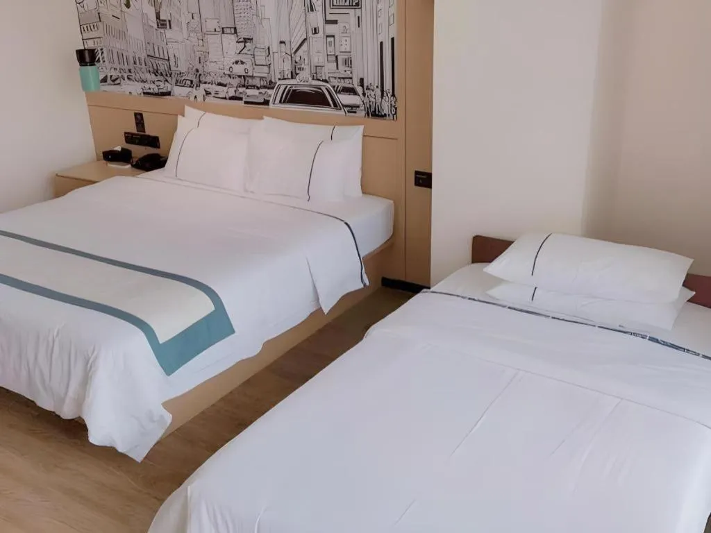 Bed in City Comfort Inn Chengdu Dongjiao Memory