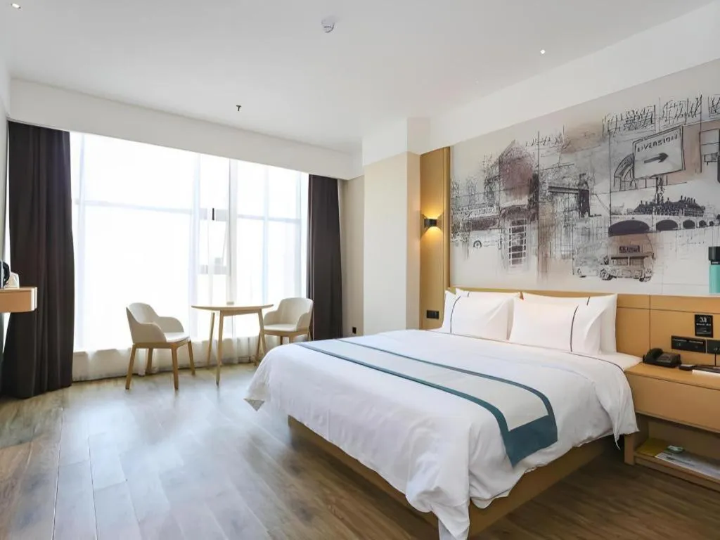 Bed in City Comfort Inn Chengdu Dongjiao Memory