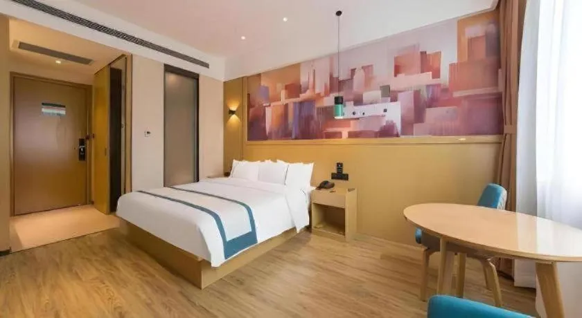 Bed in City Comfort Inn Kunming Qianxing Road Dashanghui Children's Hospital