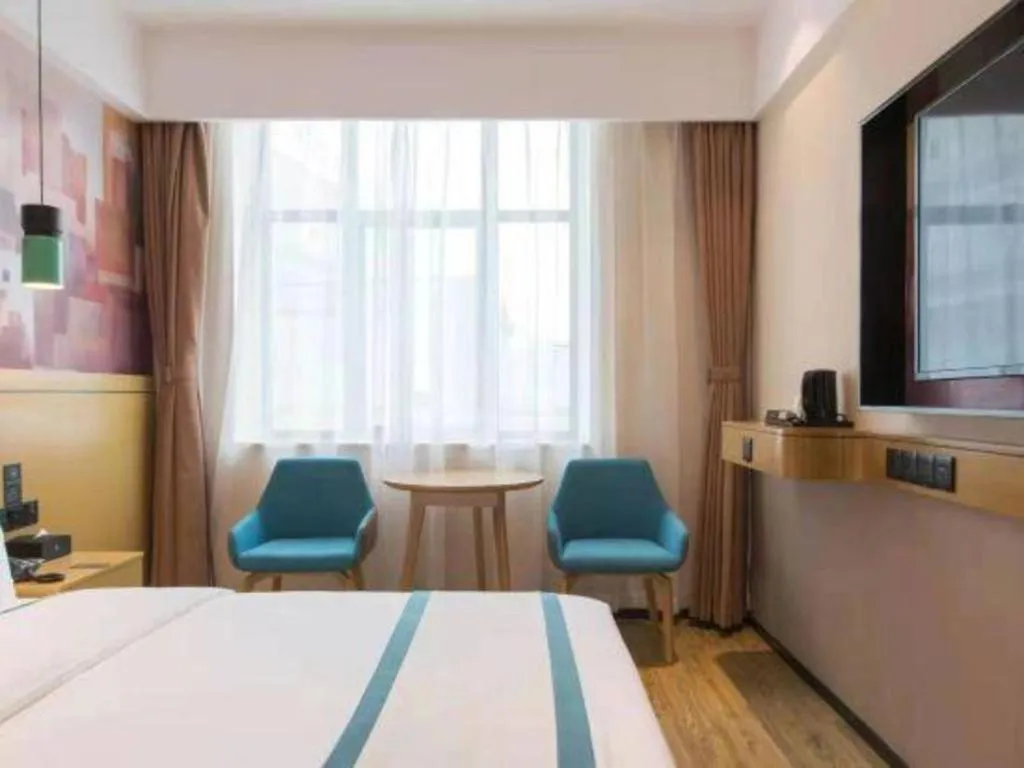 Bed in City Comfort Inn Kunming Qianxing Road Dashanghui Children's Hospital