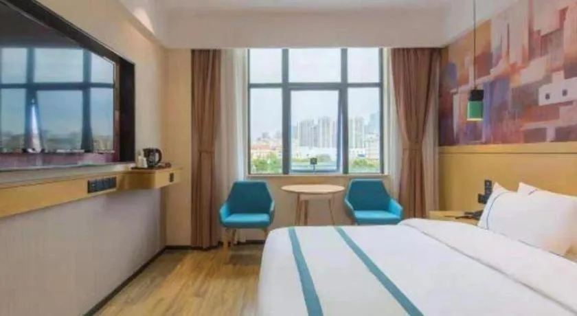 Bed in City Comfort Inn Kunming Qianxing Road Dashanghui Children's Hospital