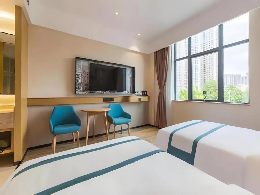 Bed in City Comfort Inn Kunming Qianxing Road Dashanghui Children's Hospital