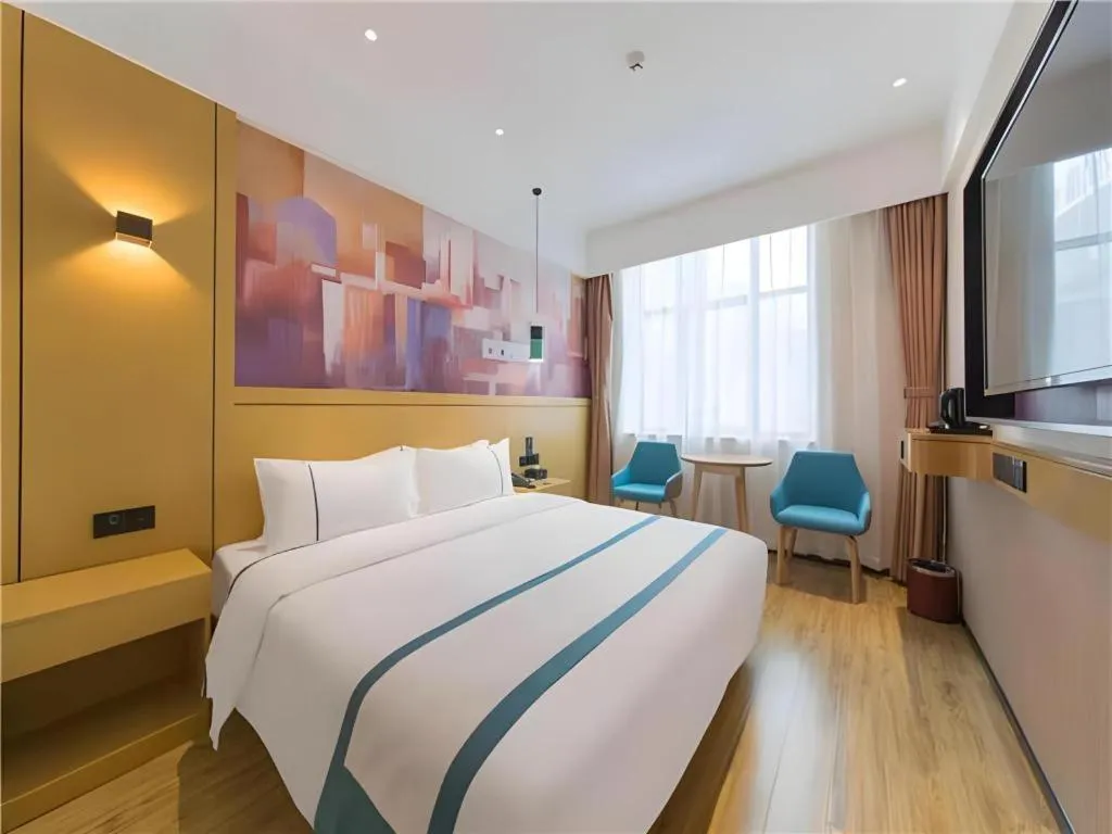 Bed in City Comfort Inn Kunming Qianxing Road Dashanghui Children's Hospital