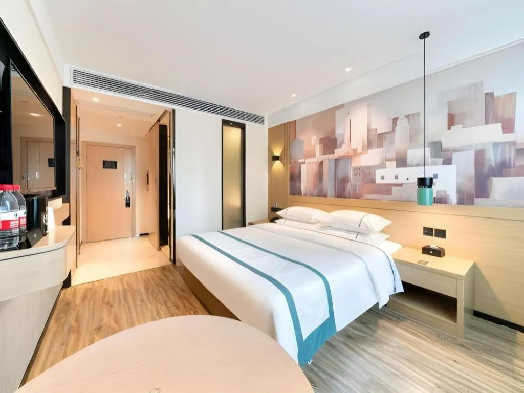 Bed in City Comfort Inn Kunming Qianxing Road Dashanghui Children's Hospital