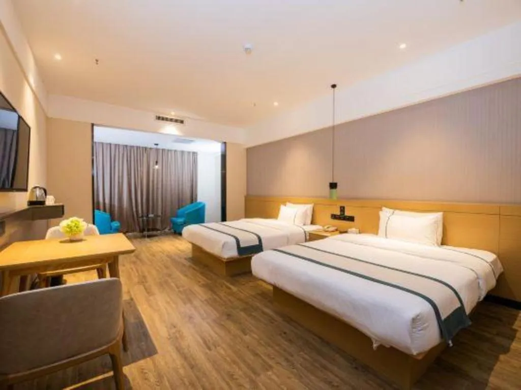 Bed in City Comfort Inn Kunming Xinluojiu Bay Guangju Road