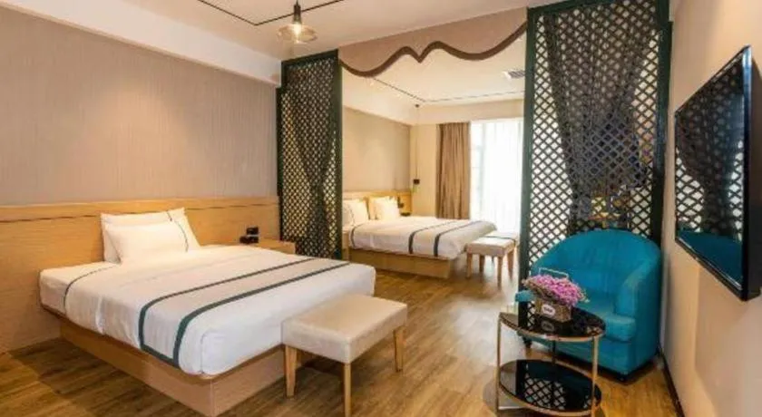 Bed in City Comfort Inn Kunming Xinluojiu Bay Guangju Road