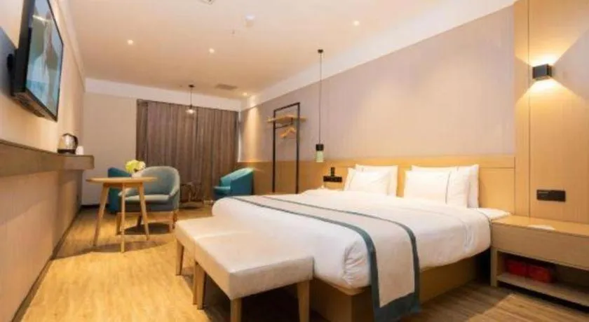 Bed in City Comfort Inn Kunming Xinluojiu Bay Guangju Road