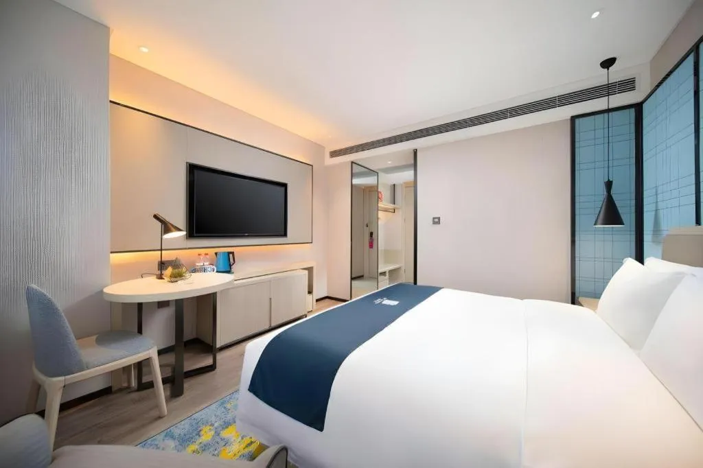 Bed in Echarm Hotel Shenyang Zhongjie North Station Metro Station