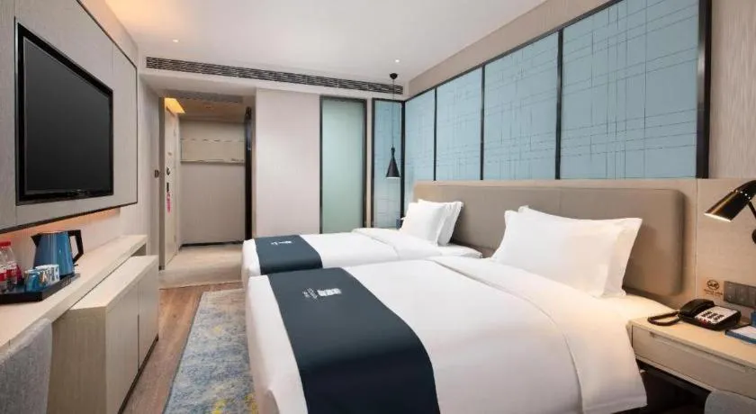 Bed in Echarm Hotel Shenyang Zhongjie North Station Metro Station