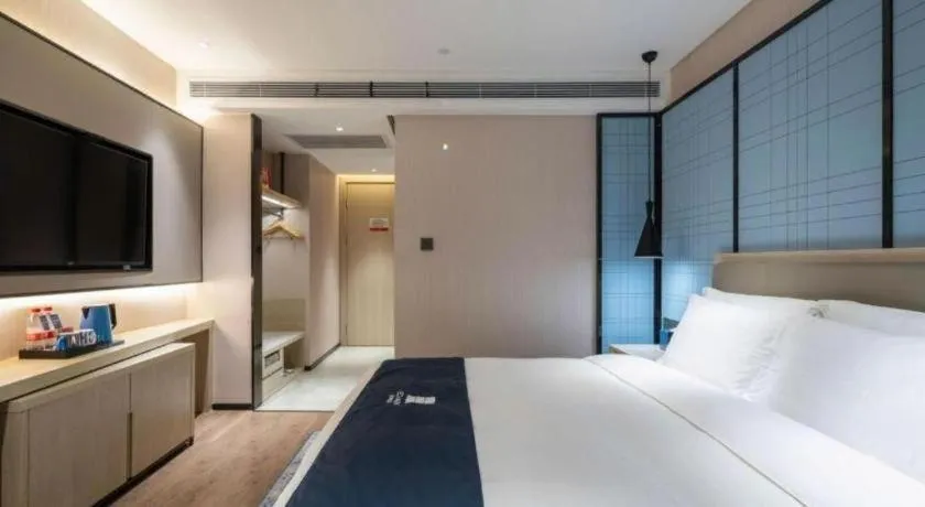 Bed in Echarm Hotel Shenyang Zhongjie North Station Metro Station