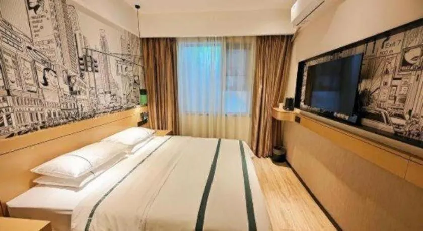 Bed in City Comfort Inn Kunming High-speed Railway South Station 7th Street Area