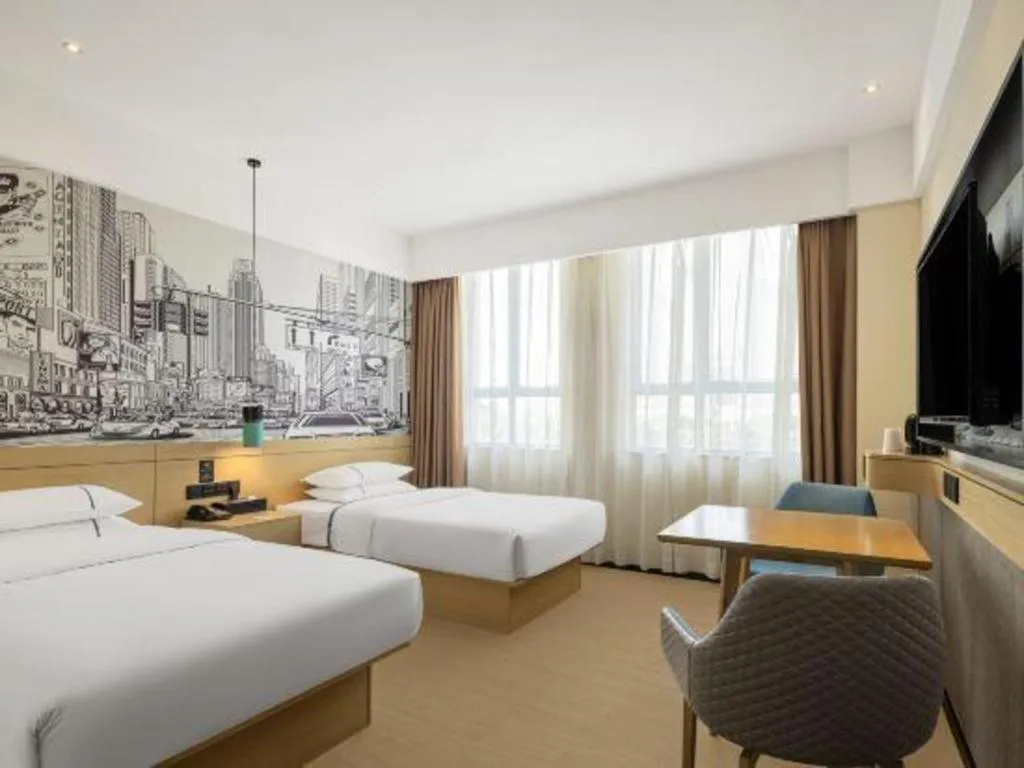 Bed in City Comfort Inn Kunming High-speed Railway South Station 7th Street Area