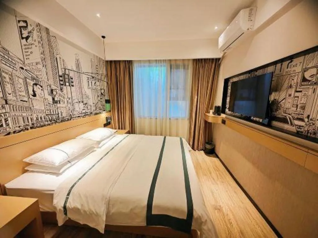 Bed in City Comfort Inn Kunming High-speed Railway South Station 7th Street Area