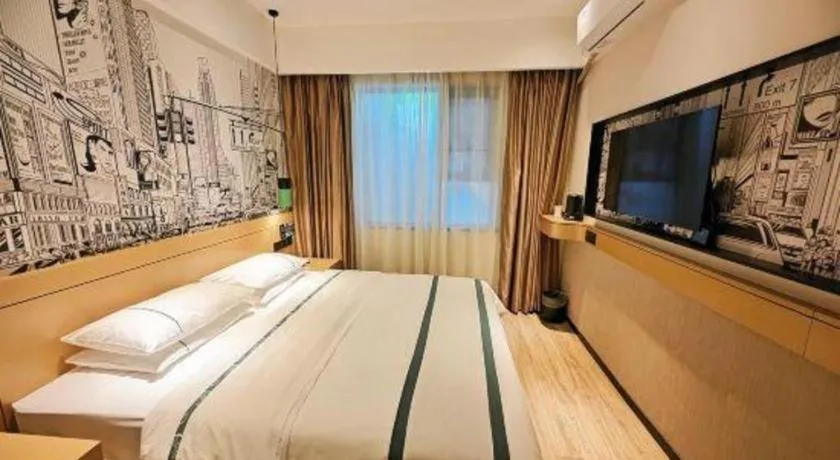 Bed in City Comfort Inn Kunming High-speed Railway South Station 7th Street Area