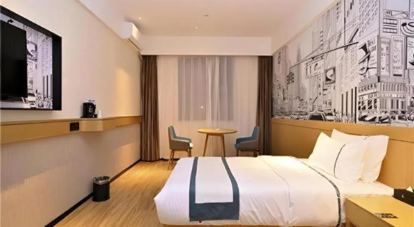 Bed in City Comfort Inn Kunming High-speed Railway South Station 7th Street Area