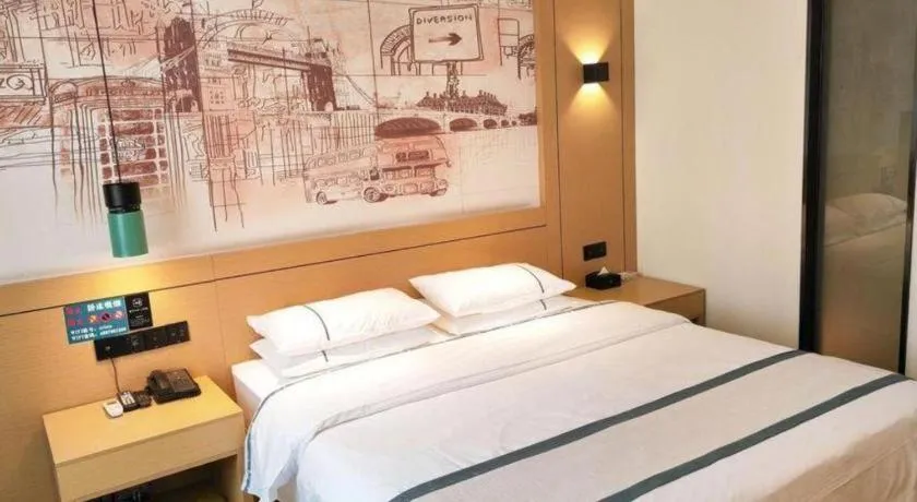 Bed in City Comfort Inn Kunming High-speed Railway South Station 7th Street Area