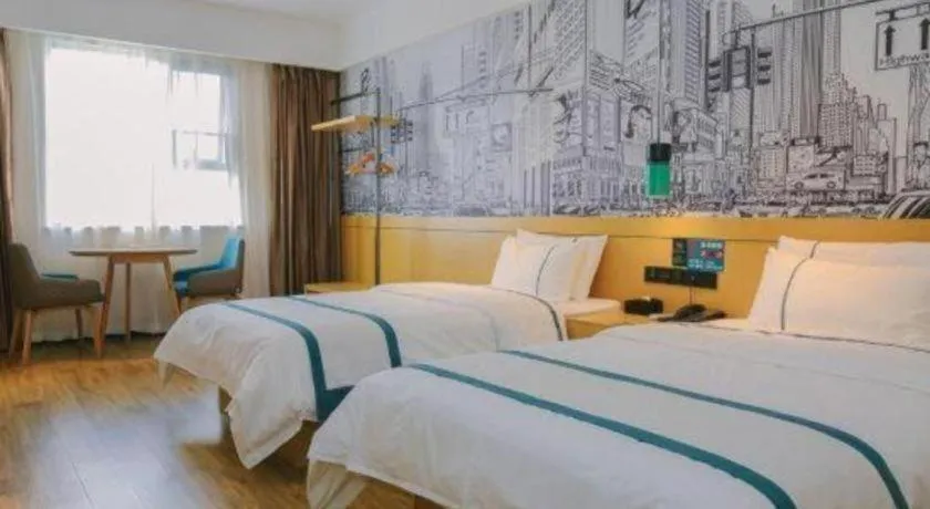 Bed in City Comfort Inn Kunming High-speed Railway South Station 7th Street Area