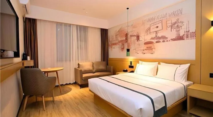 Bed in City Comfort Inn Kunming High-speed Railway South Station 7th Street Area