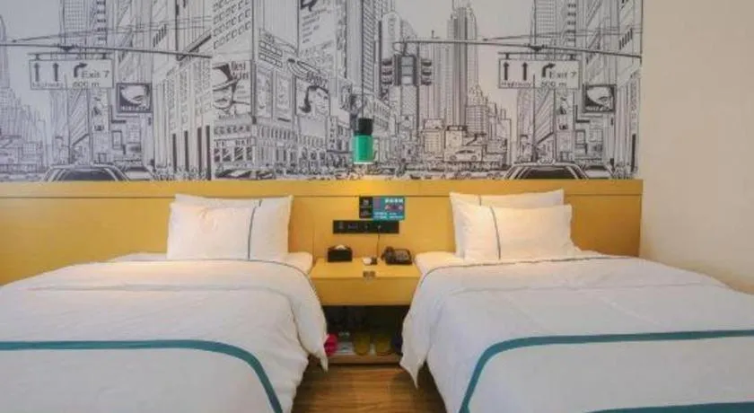 Bed in City Comfort Inn Kunming High-speed Railway South Station 7th Street Area