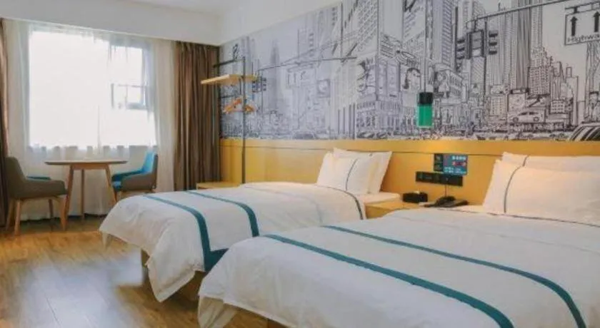 Bed in City Comfort Inn Kunming High-speed Railway South Station 7th Street Area