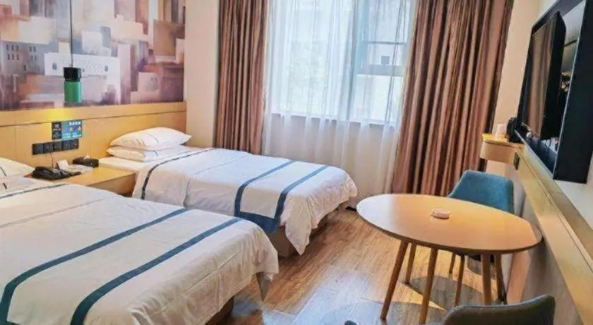 Bed in City Comfort Inn Kunming High-speed Railway South Station 7th Street Area