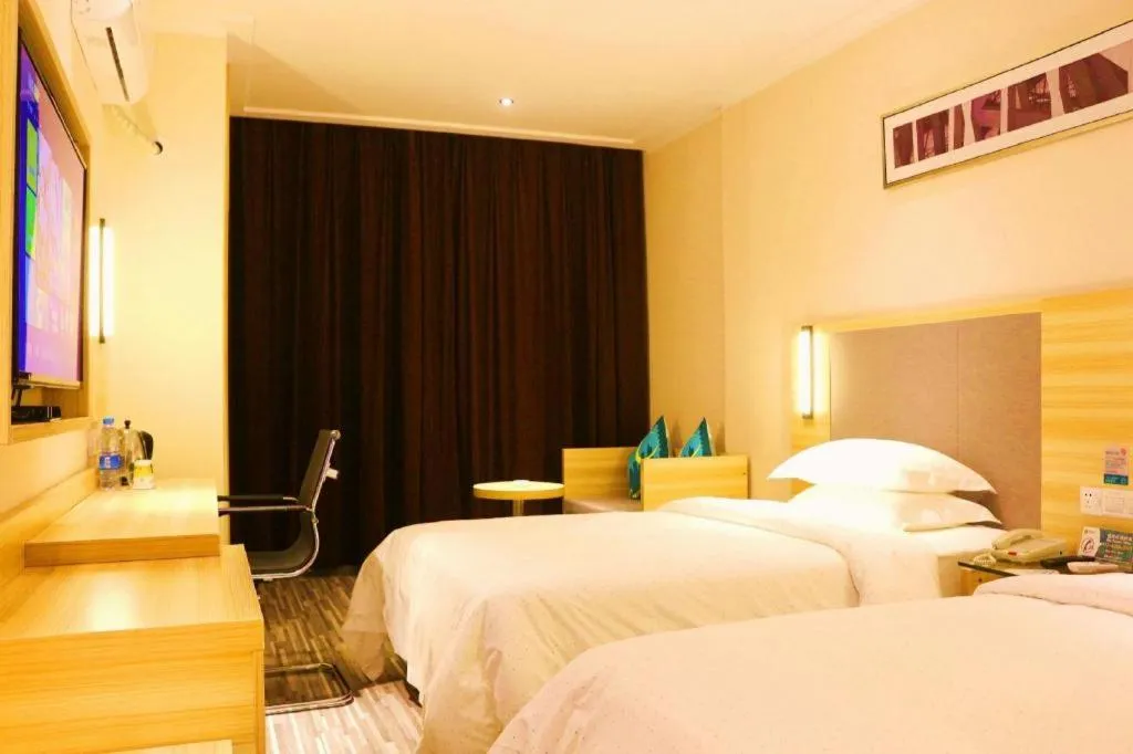 Bed in City Comfort Inn Hengyang Jiefang Avenue Business Walking Street