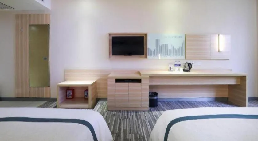 Bed in City Comfort Inn Hengyang Jiefang Avenue Business Walking Street