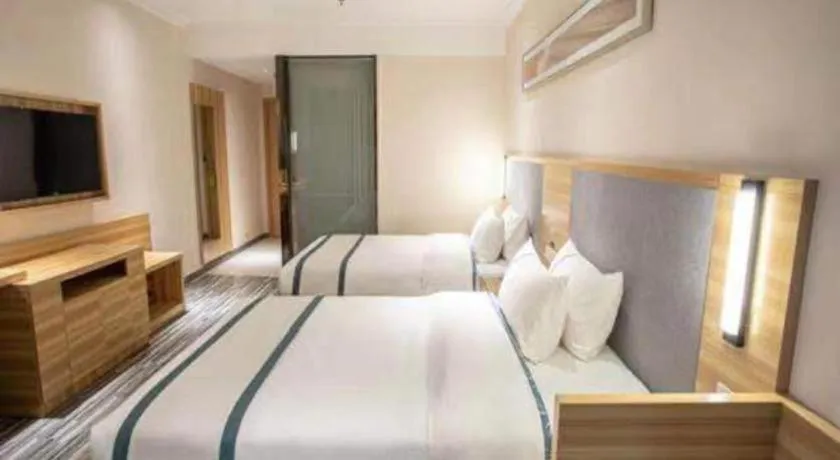 Bed in City Comfort Inn Hengyang Jiefang Avenue Business Walking Street