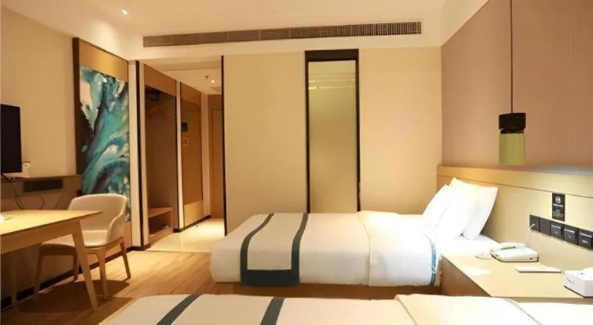 Bed in City Comfort Inn Qingyuan City Plaza Hefu Dongcheng