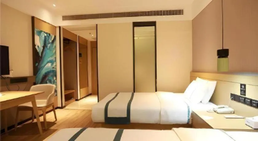 Bed in City Comfort Inn Qingyuan City Plaza Hefu Dongcheng