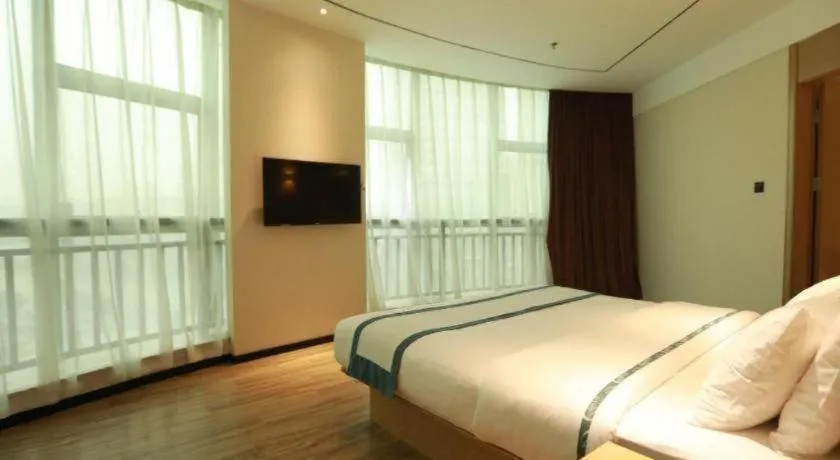 Bed in City Comfort Inn Qingyuan City Plaza Hefu Dongcheng