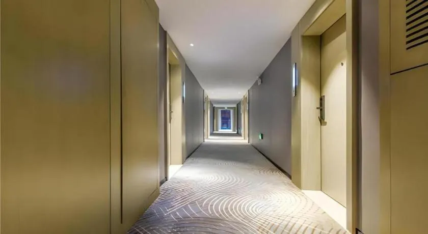 Bed in Echarm Hotel Guiyang North High-speed Railway Station