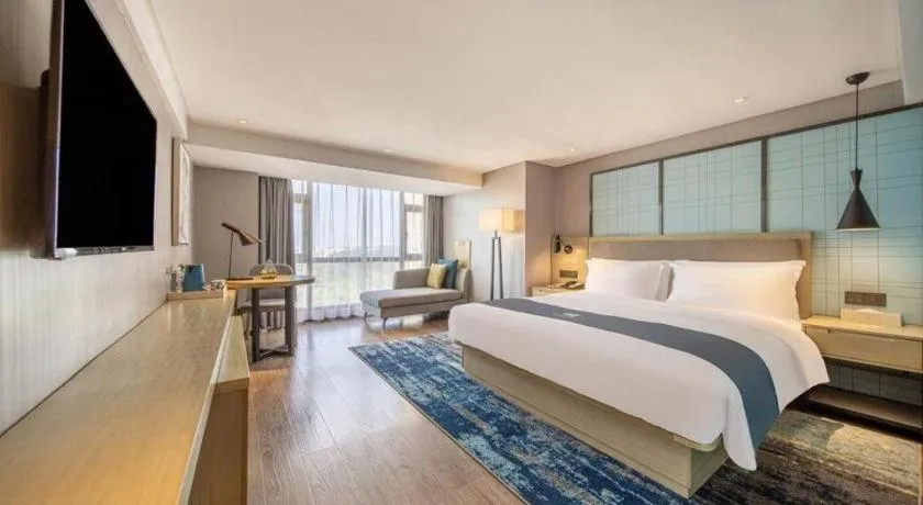 Bed in Echarm Hotel Guiyang North High-speed Railway Station