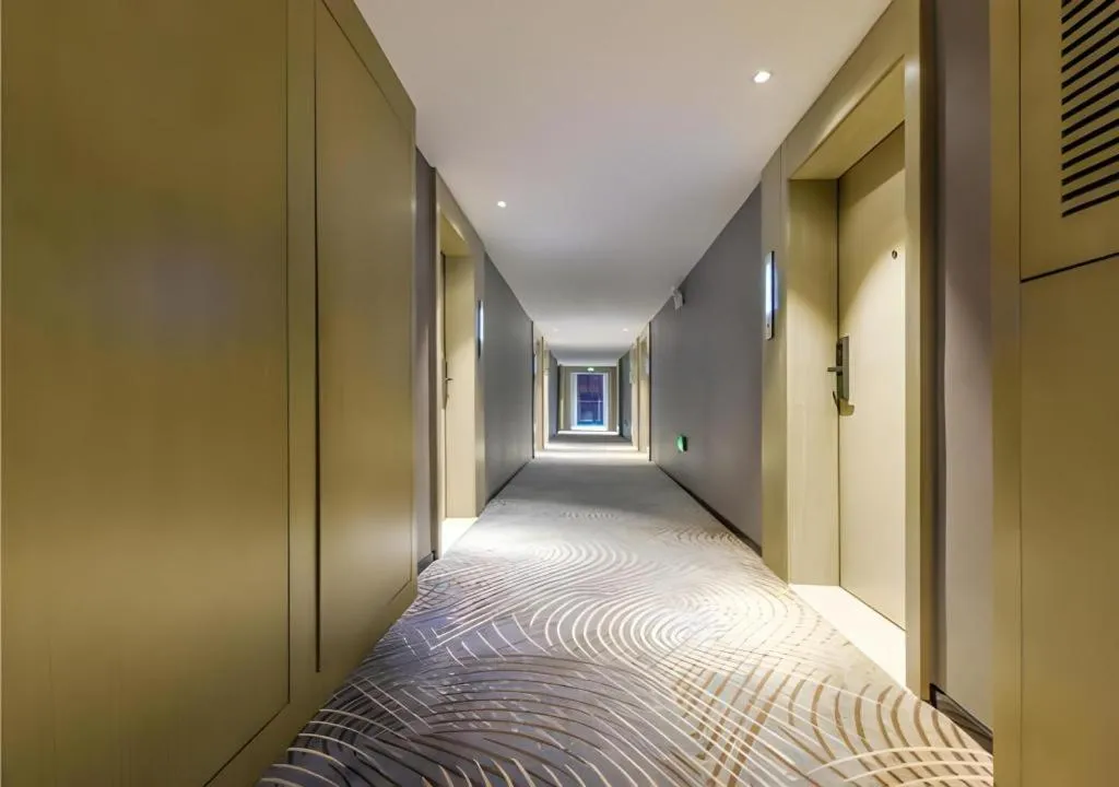 Bed in Echarm Hotel Guiyang North High-speed Railway Station