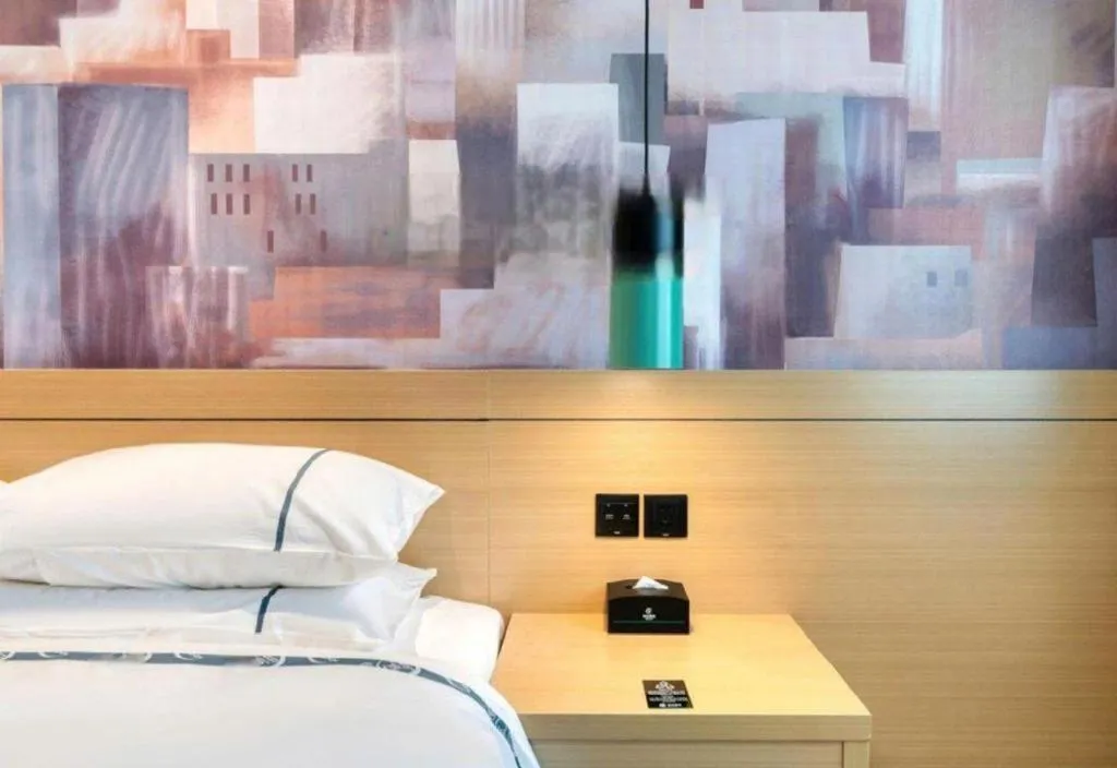 Bed in City Comfort Inn Zhangjiakou Municipal Government High-speed Railway Station North Institute