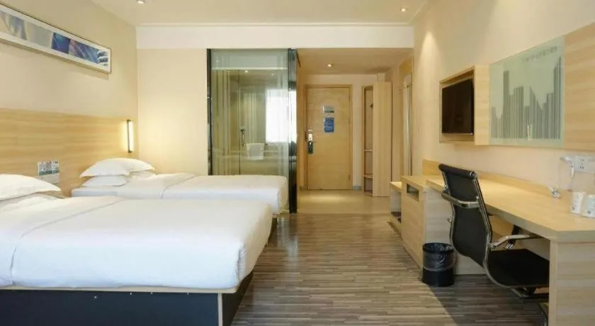 Bed in City Comfort Inn Dongguan Shijie Jiarong Shopping Plaza