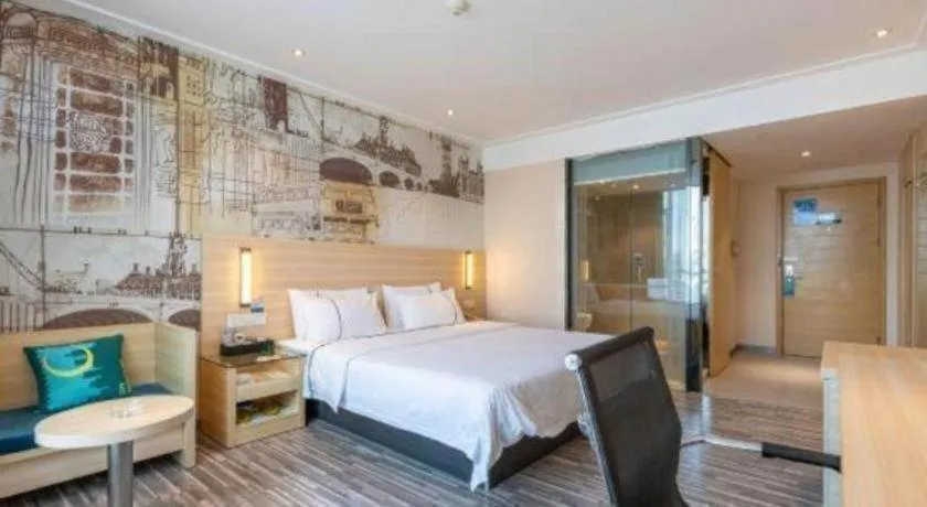 Bed in City Comfort Inn Dongguan Shilong Huixing Commercial Center