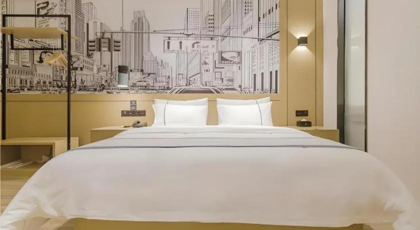 Bed in City Comfort Inn Foshan Shishan Square