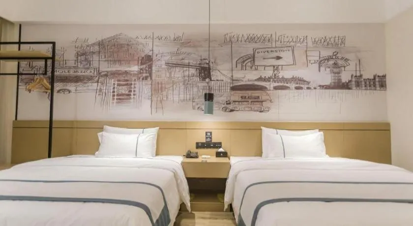 Bed in City Comfort Inn Foshan Shishan Square