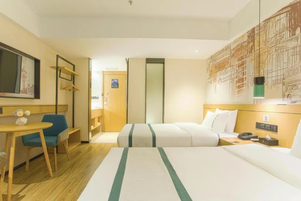 Bed in City Comfort Inn Lijiang Ancient Town