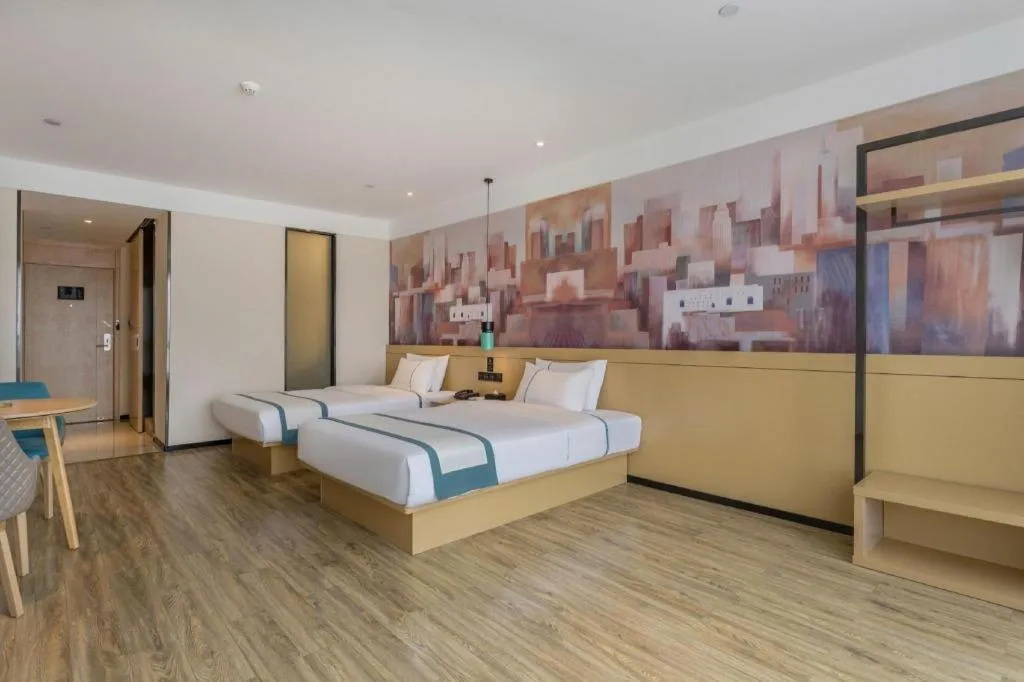 Bed in City Comfort Inn Lijiang Ancient Town