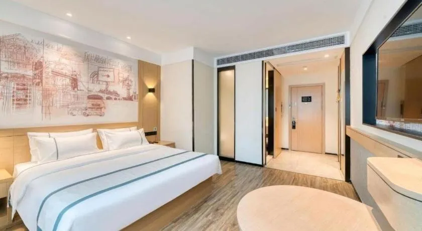 Bed in City Comfort Inn Lijiang Ancient Town