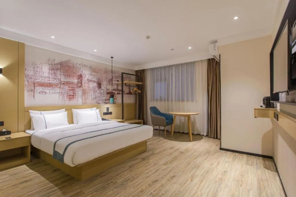 Bed in City Comfort Inn Lijiang Ancient Town