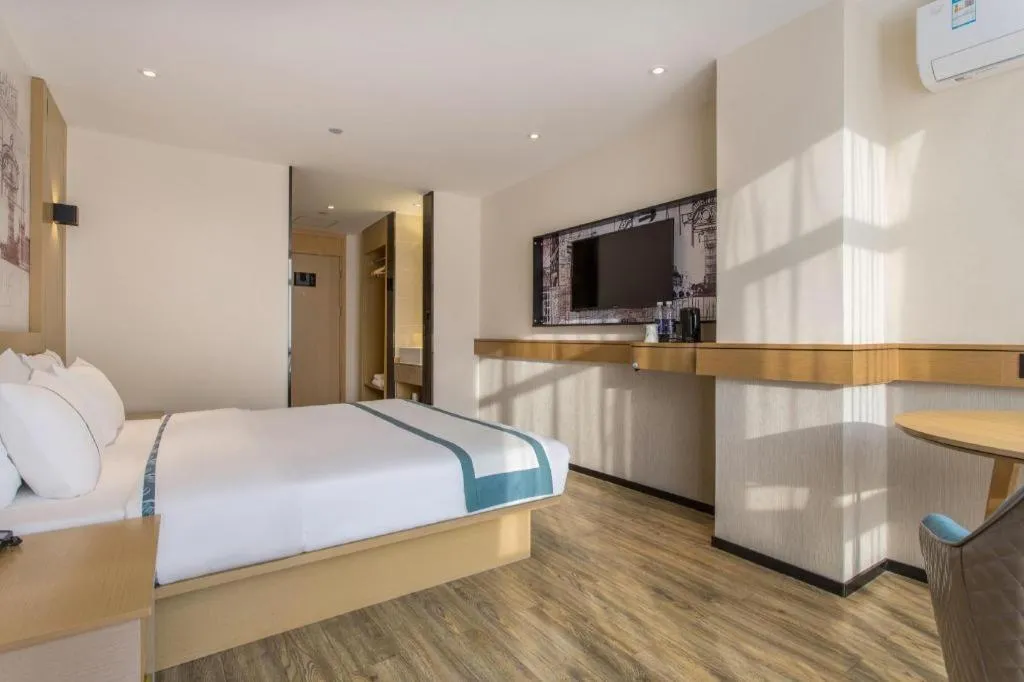 Bed in City Comfort Inn Lijiang Ancient Town