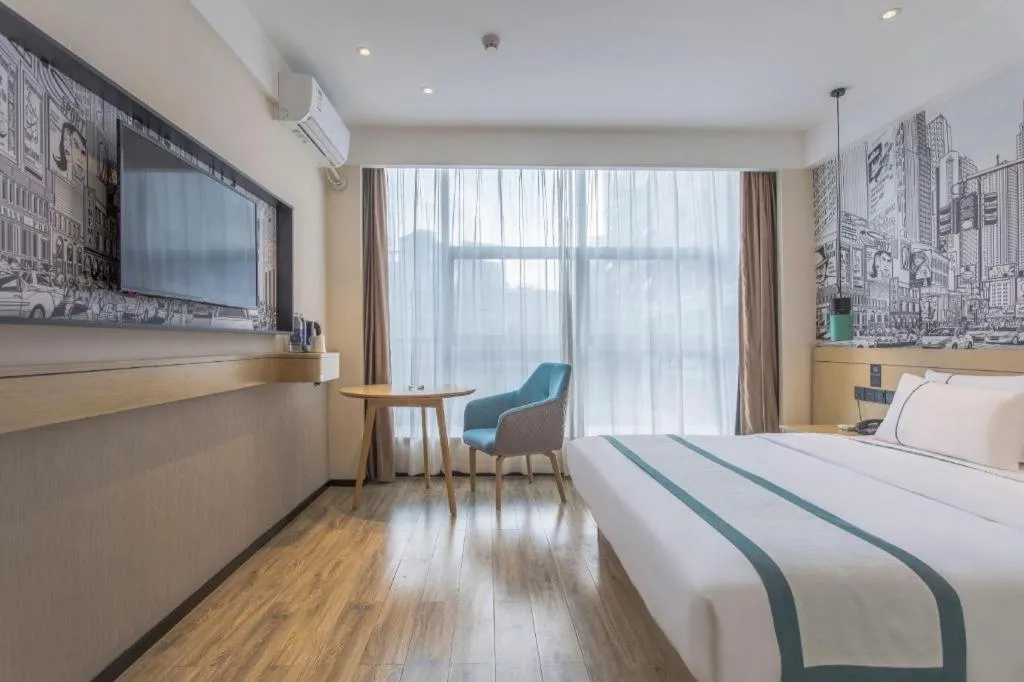 Bed in City Comfort Inn Lijiang Ancient Town